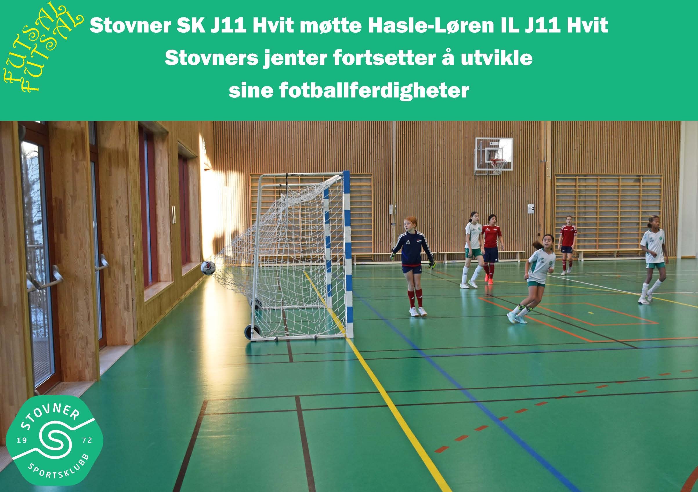 Futsal 2023/2024: SSK J11 Hvit har spilt mot Hasle-Løren Hvit